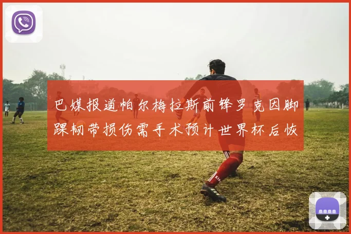 巴媒报道帕尔梅拉斯前锋罗克因脚踝韧带损伤需手术预计世界杯后恢复